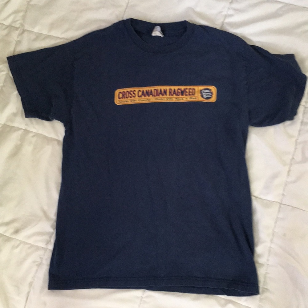Navy blue vintage Cross Canadian Ragweed t shirt